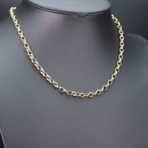 9ct Yellow Gold Belcher Chain 20.5″ 6mm