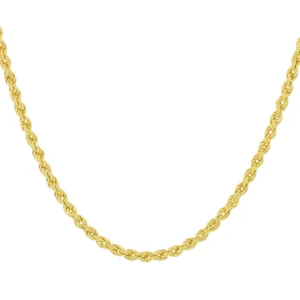9ct Yellow Gold Rope Chain 21″ 4mm