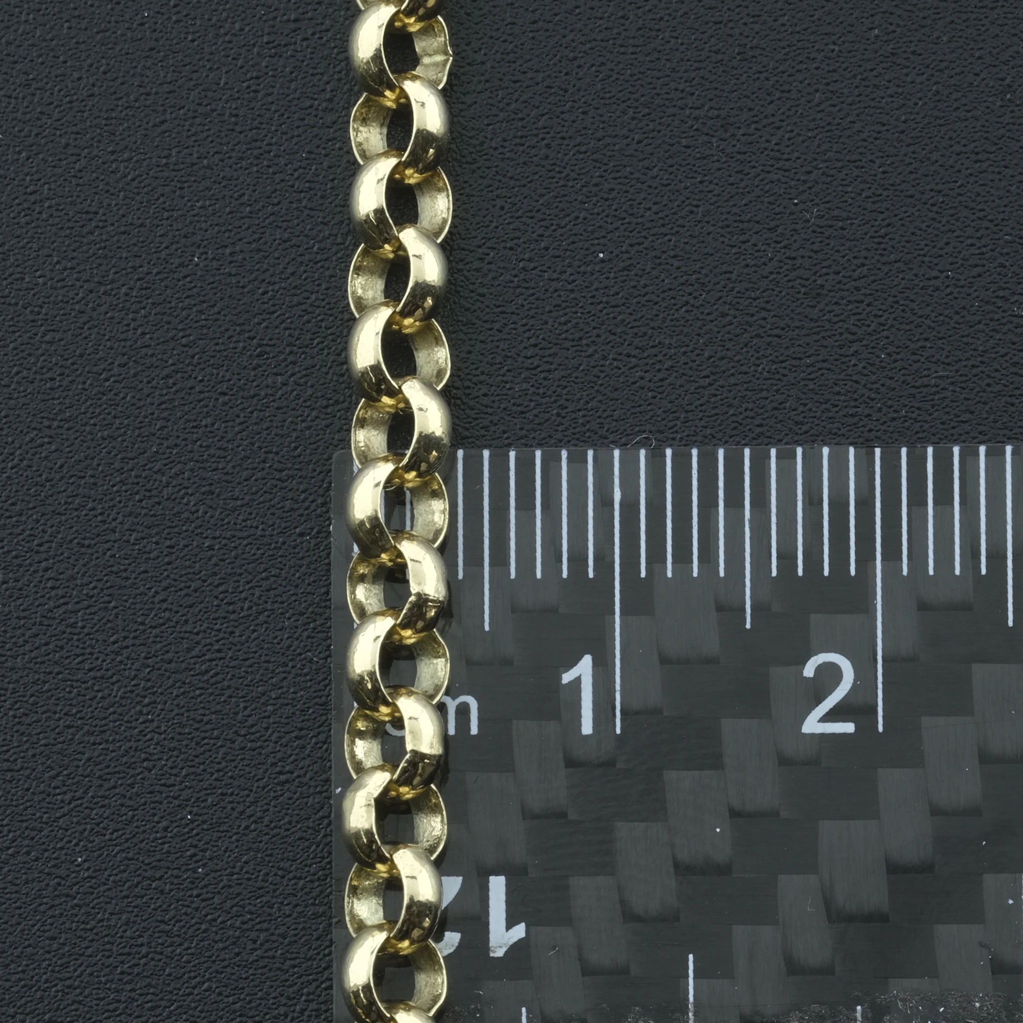 9ct Yellow Gold Belcher Chain 22.5″ 4.5mm - Image 3