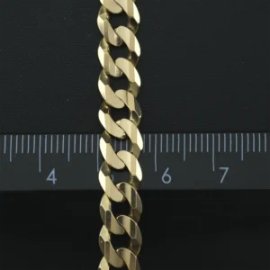 9ct Yellow Gold Curb Bracelet 7.5″ 7.5mm