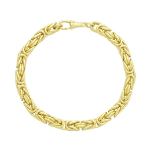 9ct Yellow Gold King Bracelet 8.5″ 6.5mm