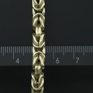 9ct Yellow Gold King Bracelet 8.5″ 6.5mm