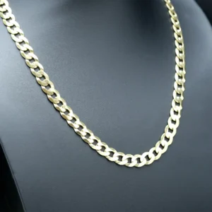 9ct Yellow Gold Curb Chain 24″ 10.5mm