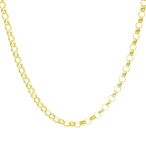 9ct Yellow Gold Belcher Chain 20″ 5mm
