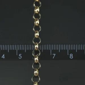 9ct Yellow Gold Belcher Chain 20″ 5mm