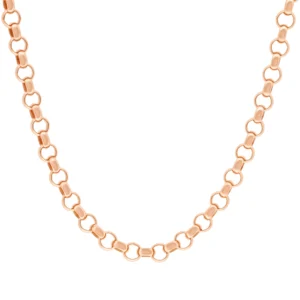 9ct Rose Gold Belcher Chain 20.5″ 6mm