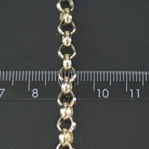9ct Rose Gold Belcher Chain 20.5″ 6mm