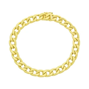9ct Yellow Gold Cuban Bracelet 8″ 8mm