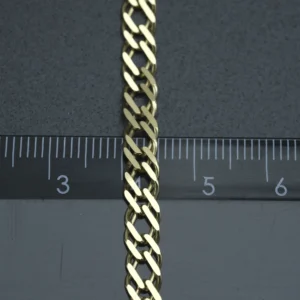 9ct Yellow Gold Double Link Curb Chain 16″ 5mm
