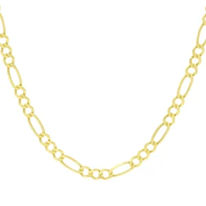 9ct Yellow Gold Figaro Chain 20.5″ 4.5mm