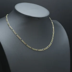 9ct Yellow Gold Figaro Chain 20.5″ 4.5mm