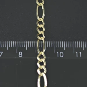 9ct Yellow Gold Figaro Chain 20.5″ 4.5mm