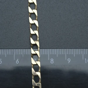9ct Yellow Gold Curb Bracelet 8.5″ 5mm