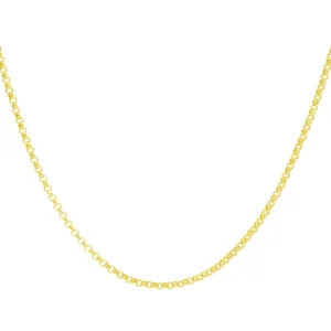 9ct Yellow Gold Children’s Belcher Chain 16.5″ 2mm