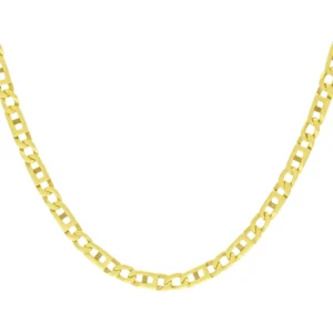 9ct Yellow Gold Fancy Link Chain 21″ 3.5mm