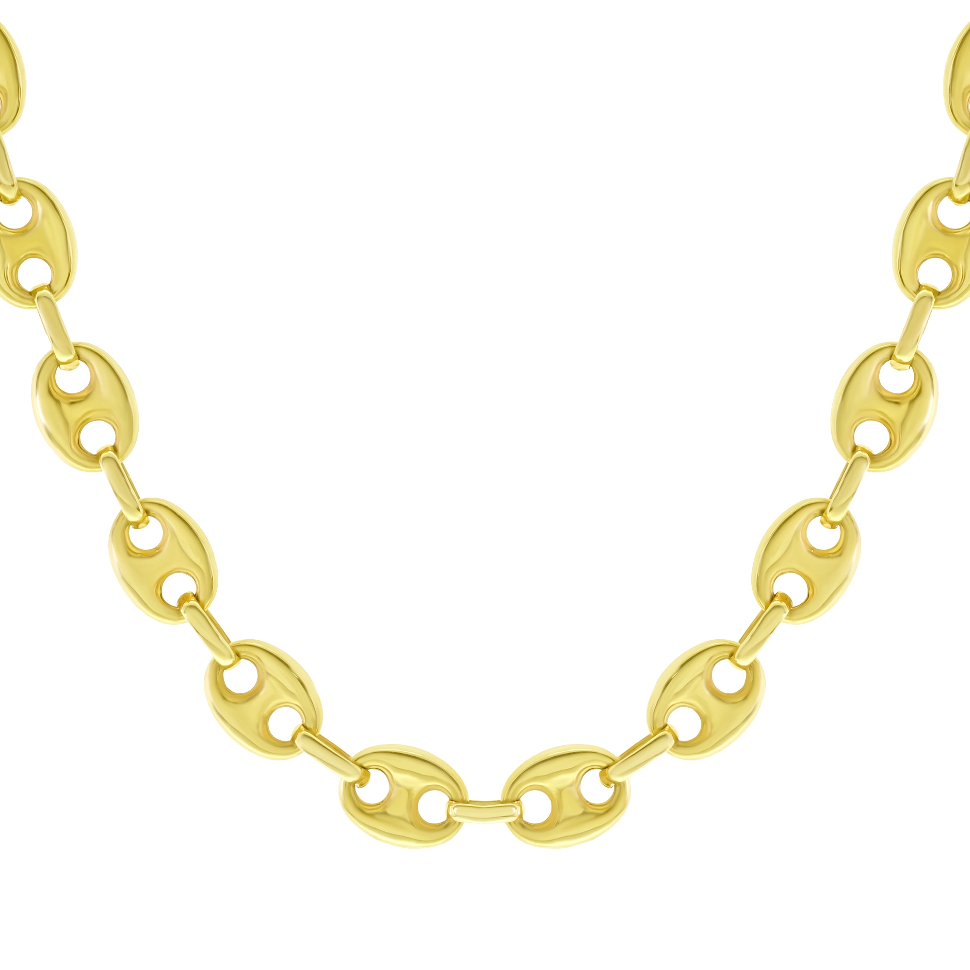 9ct Yellow Gold Fancy Link Chain 20" 7mm