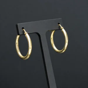 9ct Yellow Gold Hoop Earrings