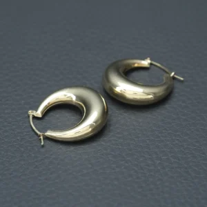 9ct Yellow Gold Hoop Earrings