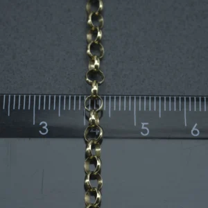 9ct Yellow Gold Belcher Chain 20.5″ 4mm