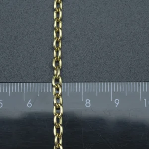 9ct Yellow Gold Belcher Bracelet & T-Bar 8″ 4mm
