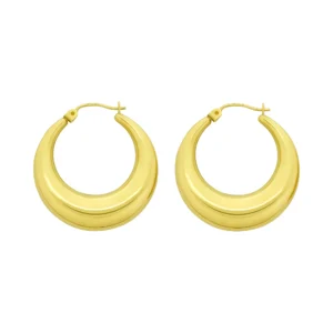 9ct Yellow Gold Hoop Earrings