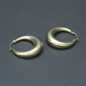 9ct Yellow Gold Hoop Earrings