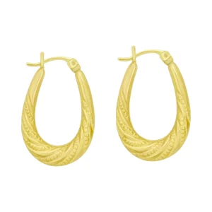 9ct Yellow Gold Hoop Earrings
