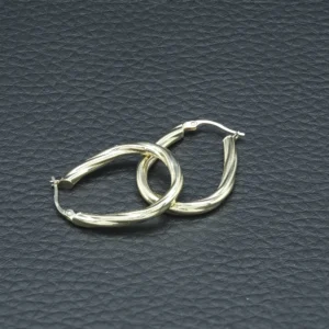 9ct Yellow Gold Hoop Earrings