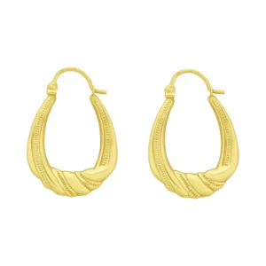 9ct Yellow Gold Hoop Earrings