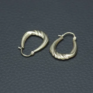 9ct Yellow Gold Hoop Earrings