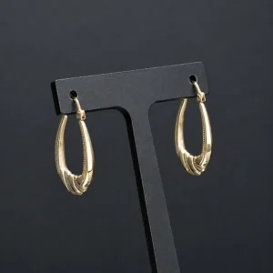 9ct Yellow Gold Hoop Earrings