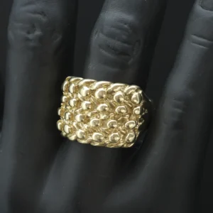 9ct Yellow Gold Keeper Ring