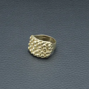 9ct Yellow Gold Keeper Ring