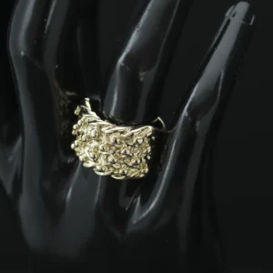 9ct Yellow Gold Keeper Ring