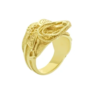 9ct Yellow Gold Saddle Ring