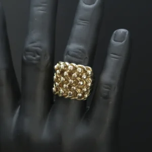 9ct Yellow Gold Keeper Ring
