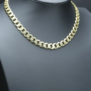 9ct Yellow Gold Curb Chain 20.5″ 12mm