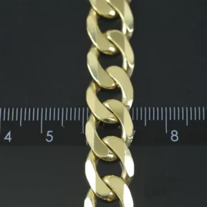 9ct Yellow Gold Curb Chain 20.5″ 12mm