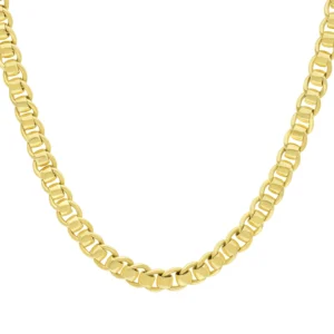 9ct Yellow Gold Roller Ball Chain 18″ 7.5mm