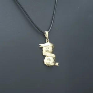 9ct Yellow Gold Football Club Pendant