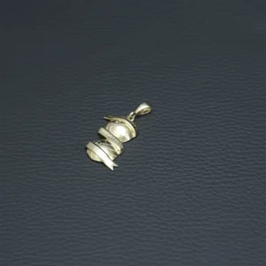 9ct Yellow Gold Football Club Pendant