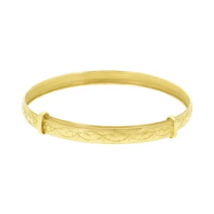9ct Yellow Gold Children’s Expandable Bangle