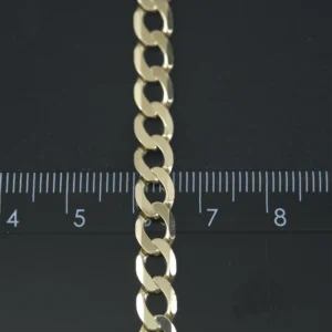9ct Yellow Gold Curb Chain 19.5″ 6mm