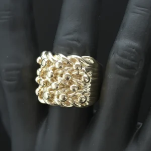 9ct Yellow Gold Keeper Ring