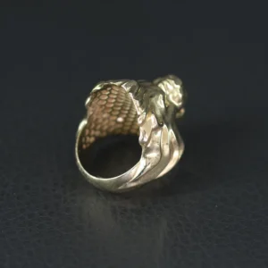 9ct Yellow Gold Lion Ring