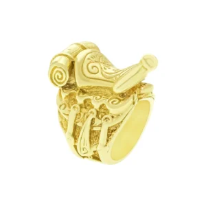 9ct Yellow Gold Saddle Ring