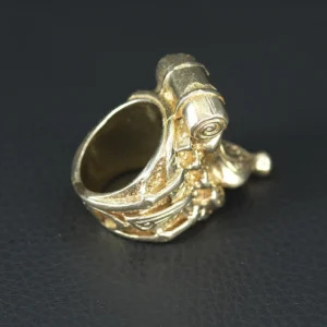 9ct Yellow Gold Saddle Ring