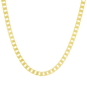9ct Yellow Gold Curb Chain 20.5″ 4.5mm