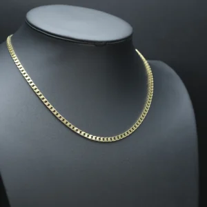 9ct Yellow Gold Curb Chain 20.5″ 4.5mm