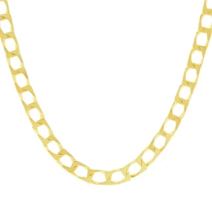 9ct Yellow Gold Curb Chain 22.5″ 6mm